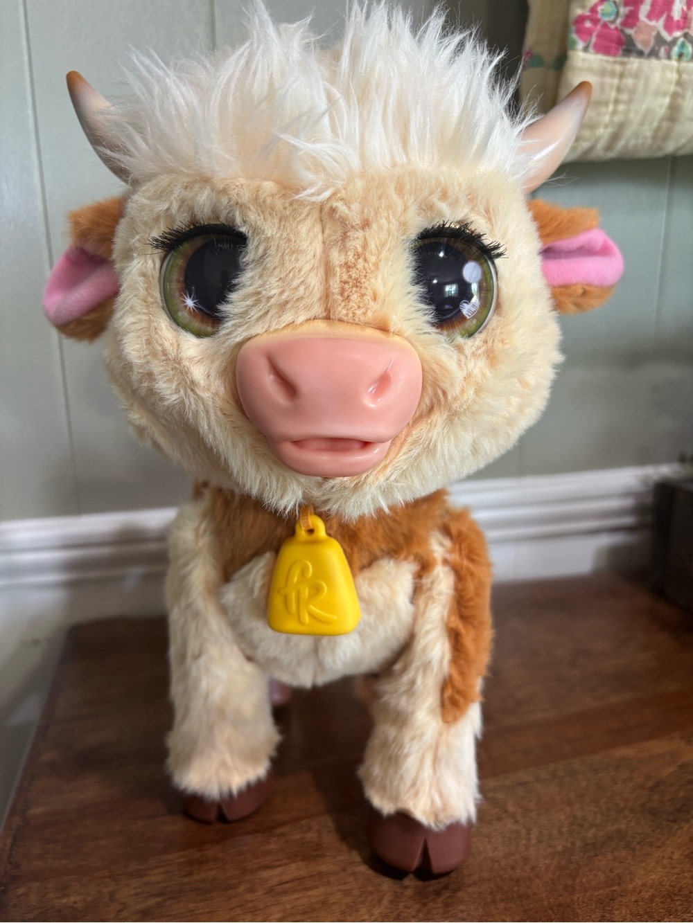 FurReal Maggie the highland cow interactive toy